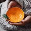 Cute Fruit Plate Household Underglaze Small Condiment Dish Ceramic Soy Sauce Vinegar Hot Pot Barbecue Dipping Snack Plate