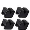 Black Rubber Jack Rubber Pad Durable Wear Resistant Anti Slip Slotted Adapter  Axle Stand Use