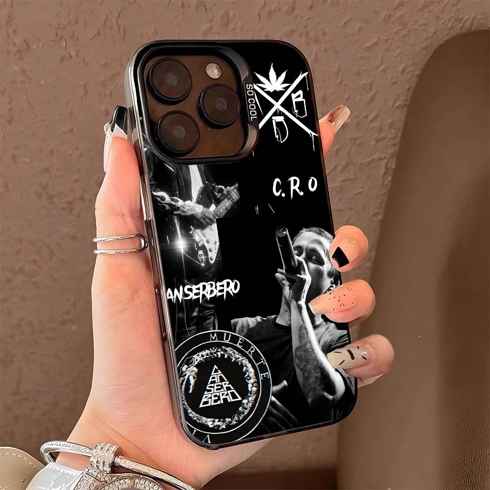 

Singer c-Canserbero phone case for iPhone 17 17Air 16 15 14 13 12 11 Pro Max Plus Colorful Silver iPhone 16