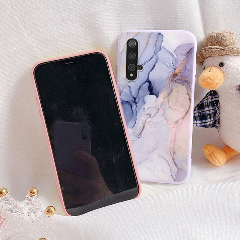 Marble Pattern Phone Case For Huawei Nova 5T Protective Cover Case Soft Funda For Huawei Nova 5T Nova5T 5 T Coque Silicone Capa