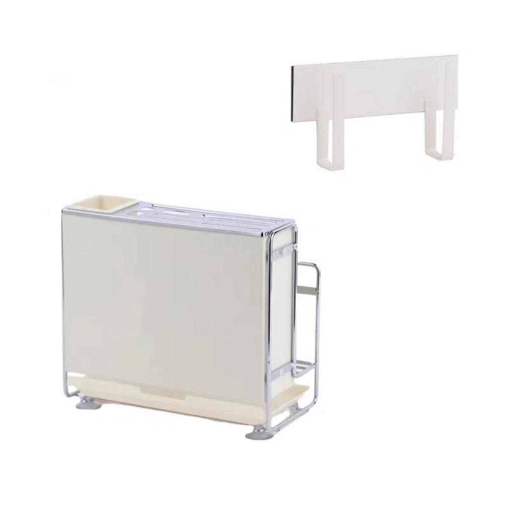 Large Capacity Chopstick Bucket Carbon Steel Cooking Utensil Holder Kitchen Cutter Rack  for Home