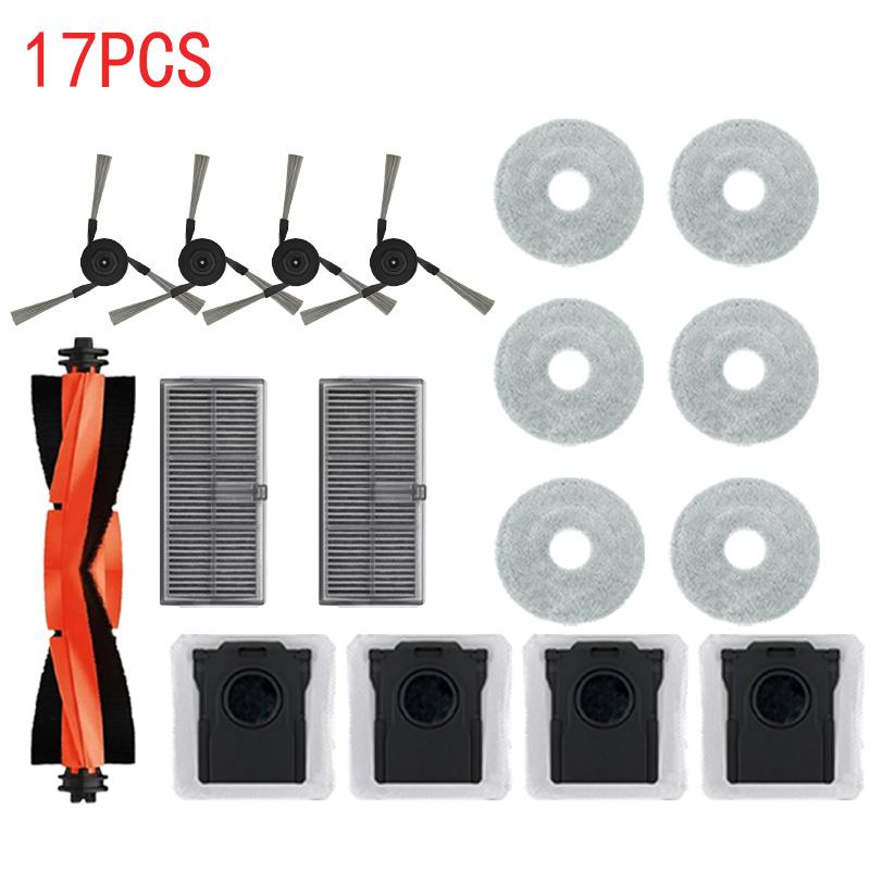 For  Dreame L40 Ultra / X40 Ultra Robot Vacuum Accessories Dust Bags Mop Main Side Brushes Cloths HEPA Filters Spare Parts
