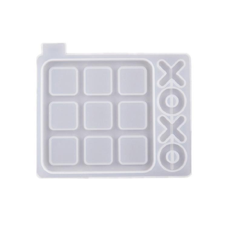

X O Board Game Silicone Molds Table Game Epoxy Casting Mold Tic Tac Toe Resin small