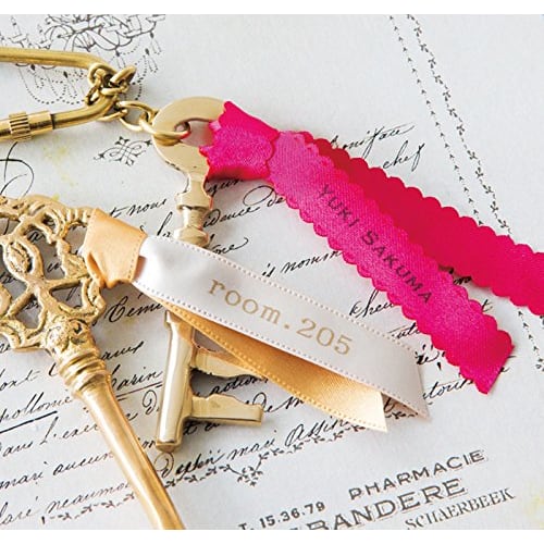 King Jim [Genuine] Tepra PRO Tape Cartridge Ribbon Naminami 12mm Fuchsia Pink/Black Letters 5m SFW12PK