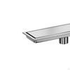 Rectangular Floor Drain Fast Drainage Flat Linear Shower for Home Bathroom