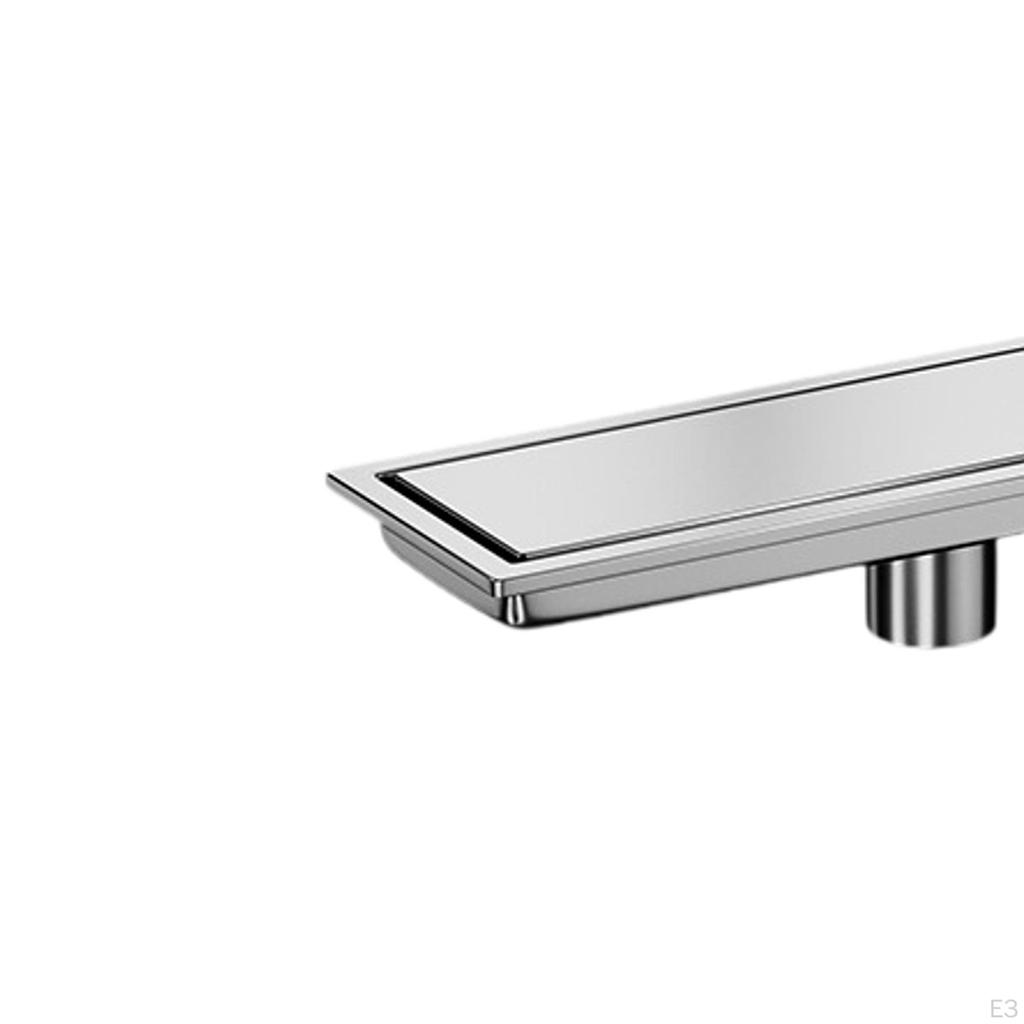Rectangular Floor Drain Fast Drainage Flat Linear Shower for Home Bathroom