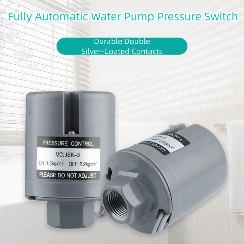 Zinc Zinc Zinc Alloy Base Automatic Pressure Switch Controller G3/8" Hydraulic Valve Switch  Automatic Pump