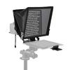 Portable Teleprompter 14-inche Universal Prompter with Dual Cold Shoe Mounts & 1/4in Threaded Hole