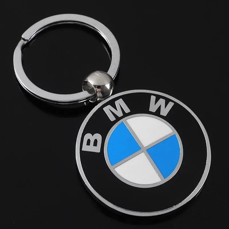 

Metal Car Emblem Keychain Mini Creative Keyring For BMW F10 F30 E46 E90 E91 E60 G30 F20 X5 E70 E39 E36 E87 X7 E92 Performance