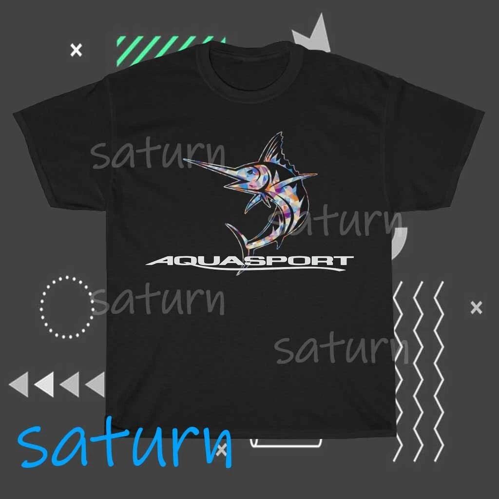 Aqusport Boats Logo T-Shirt Funny Size S to 5XL