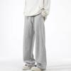 Solid Color Straight-leg Sweatpants Men's Thin Trendy New Loose and Lazy Versatile Casual Simple and Comfortable Trousers