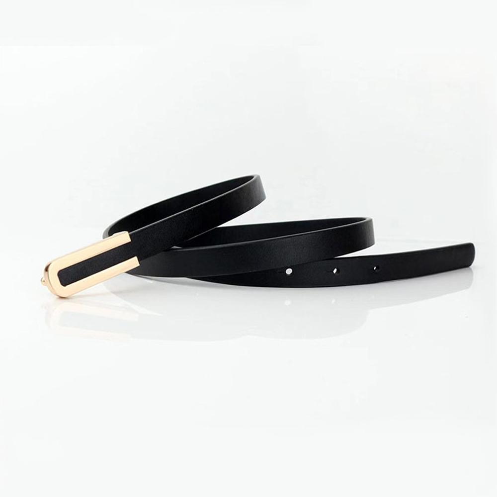 Women's leather belt 100 cm