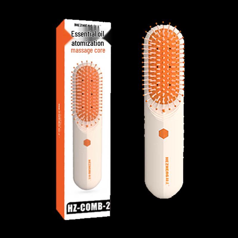 Smart Scalp Massager Comb with Essential Oil Atomizer