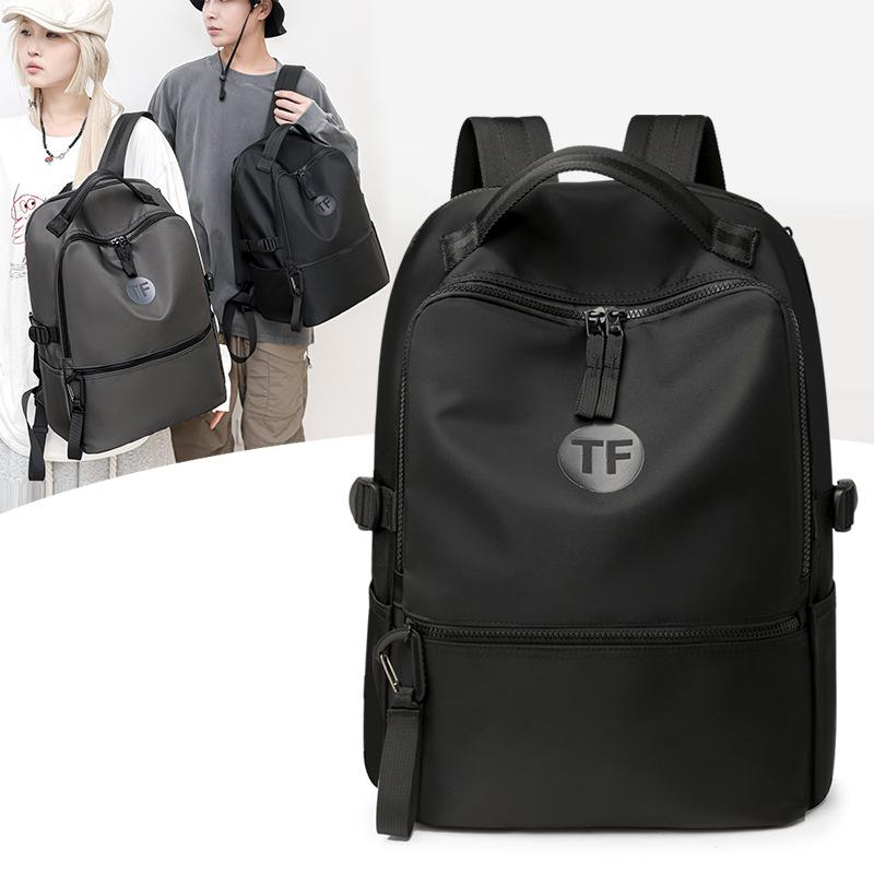 Male and Female Couples Large-capacity Backpack Large-capacity High-end Multi-functional College Junior High School Backpack