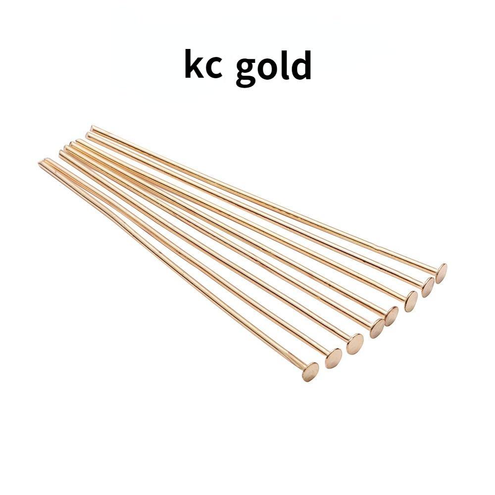 

200 шт. 15-45 мм, золотые, медные, родиевые металлические шпильки с плоской головкой для самостоятельного изготовления ювелирных изделий, принадлежности, аксессуары 25mm x 400pcs розового золота