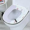 Toilet Seat Zipper, Large Caliber Seat Cushion Warm Seat Cushion All Cotton Lace Washable and Waterproof