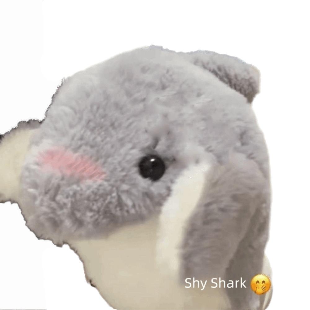 Pink Grey Plush Shark Hand Puppet Cartoon Shark Early Education Educational Toys Imaginative Play Storytelling Plush Doll Gift