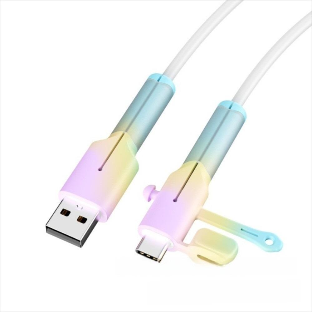 Protective Cap Type C Charger Cable Protector Soft Silicone Silicone Cover  Data Line Protection