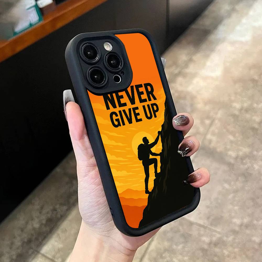 2026 Hikers Phone Case For iPhone 17,16,15,14,13,12,11,Pro,Max,Plus,X,XS,SE4,E,Mini Black Thickened border Case