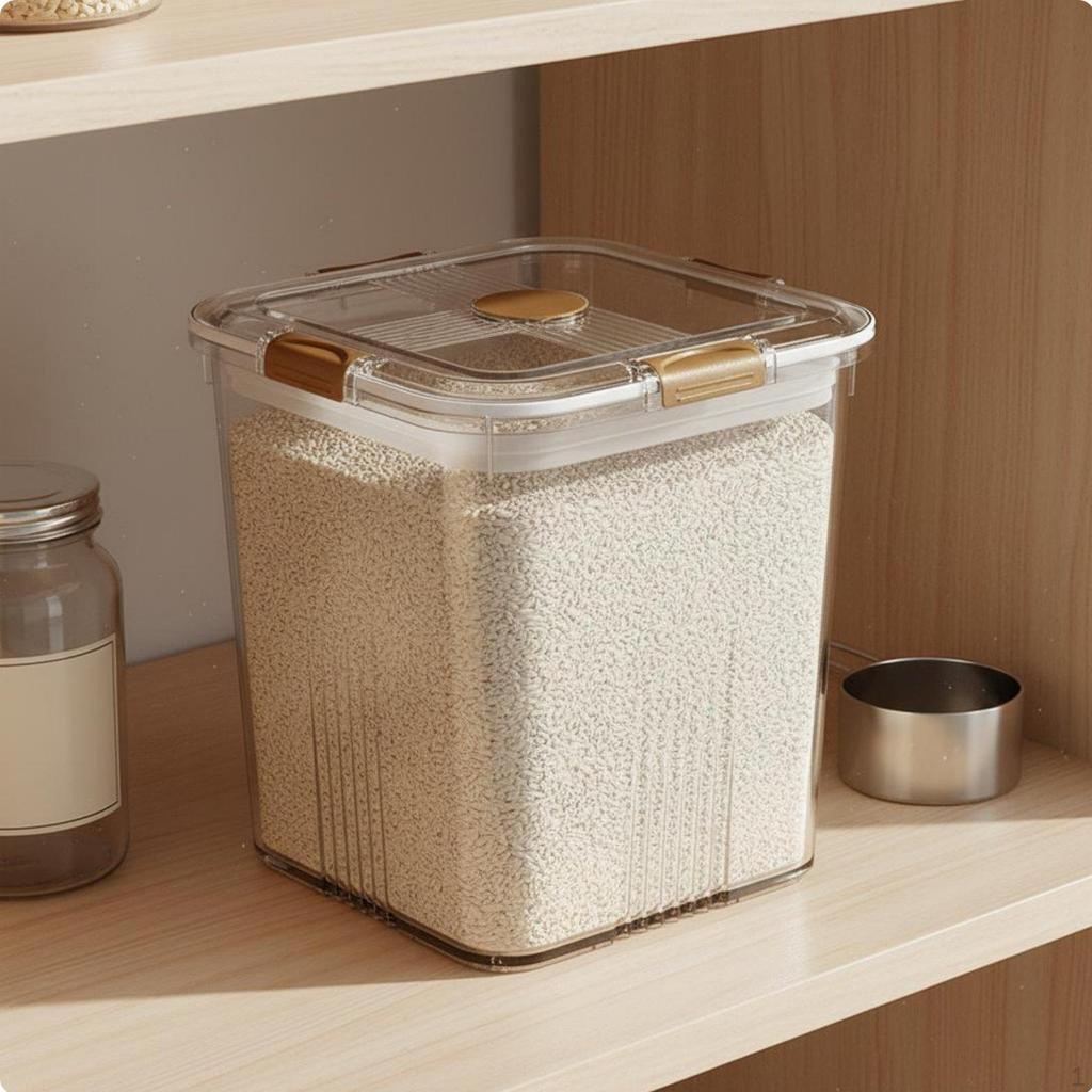 Rice Storage Container DampnessResistantResistant Airtight Sealed Grain Bin