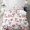 Peony Duvet Cover Sets For Girls Women Quilt Covers Lightweight Down Room Decor Queen Size 2 Pillowcase 1 Duvet Cover No Quilt