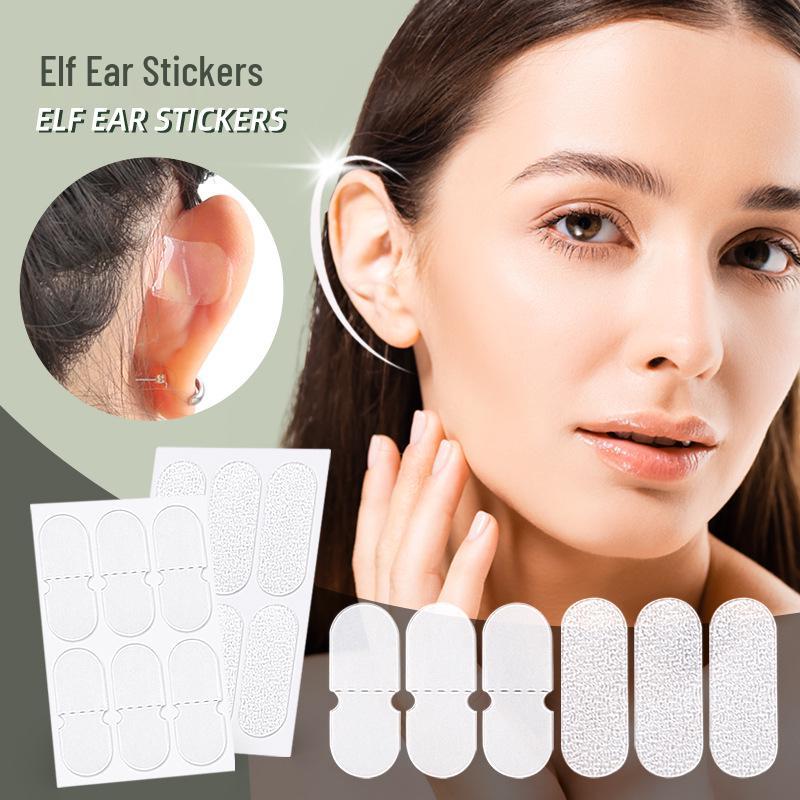 Elf Ear Stickers: Unisex Shaping, Invisible Lift for Photos, Face-Revealing, Standing Support