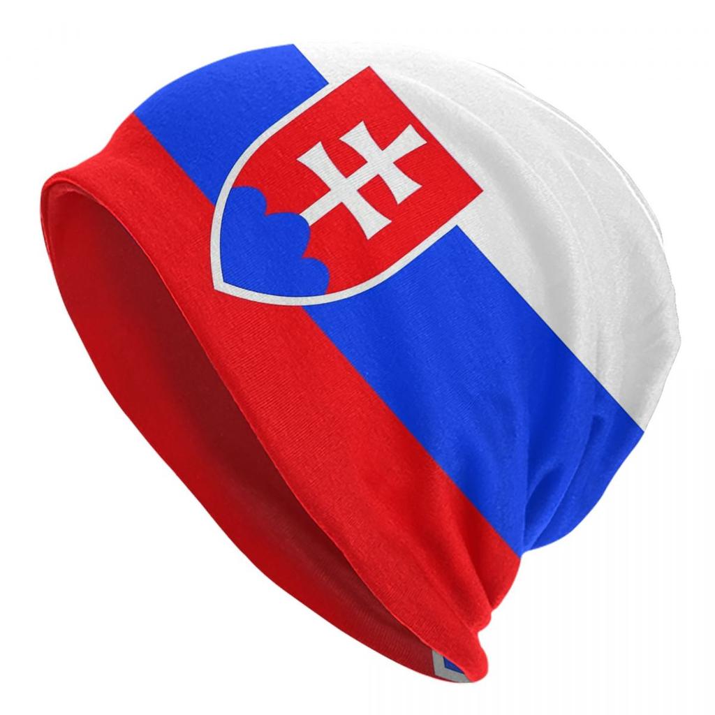 Flag Of Slovakia Slovak Republic Unisex Adult Beanies Caps Knitting Bonnet Hat Warm Fashion Autumn Winter Outdoor Skullies Hats