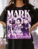 T-shirt Mark Harmon, T-shirt Bootleg Rétro Vintage Années 90 Mark Harmon, T-shirt Graphique Agent TV, T-shirt Fan Légende du Drame Policier