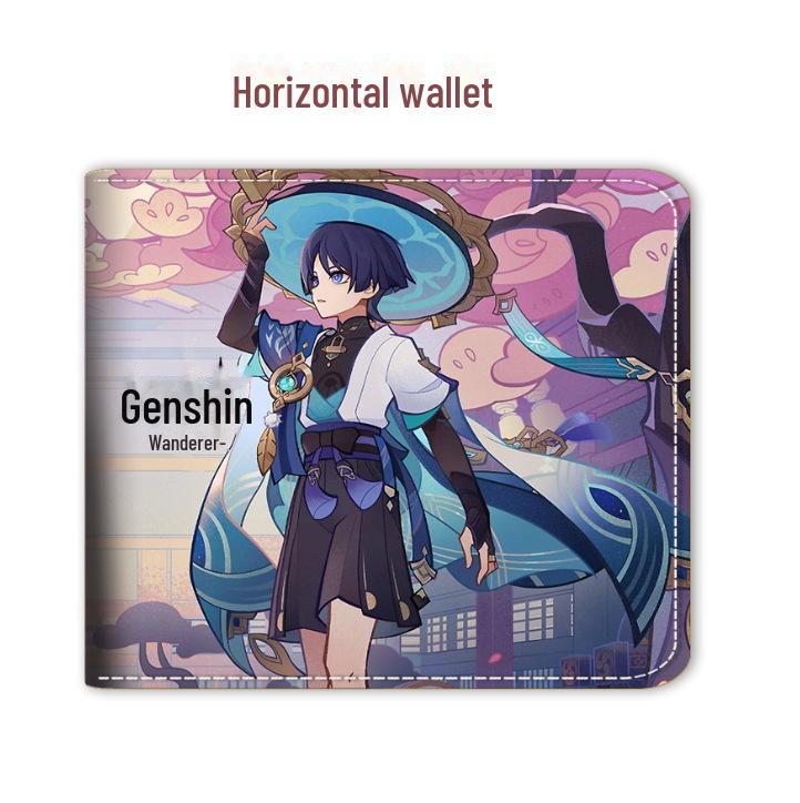 

Кошелек с аниме-игрой Genshin Impact — высококачественный периферийный продукт