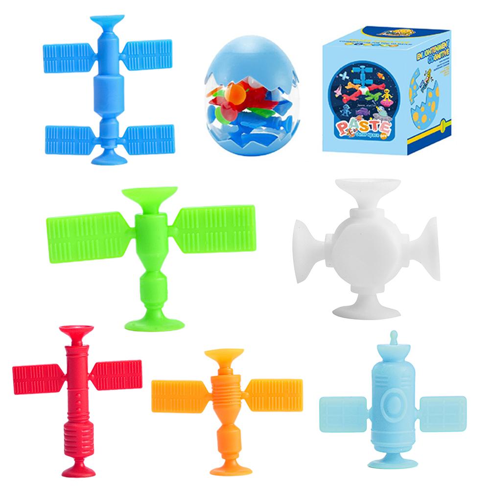 

Suction Bath Toys Suction Cup Toys Educational Montessori Sensory Toys with Eggshell Storage for 3 4 5 6 Years Boys Girls