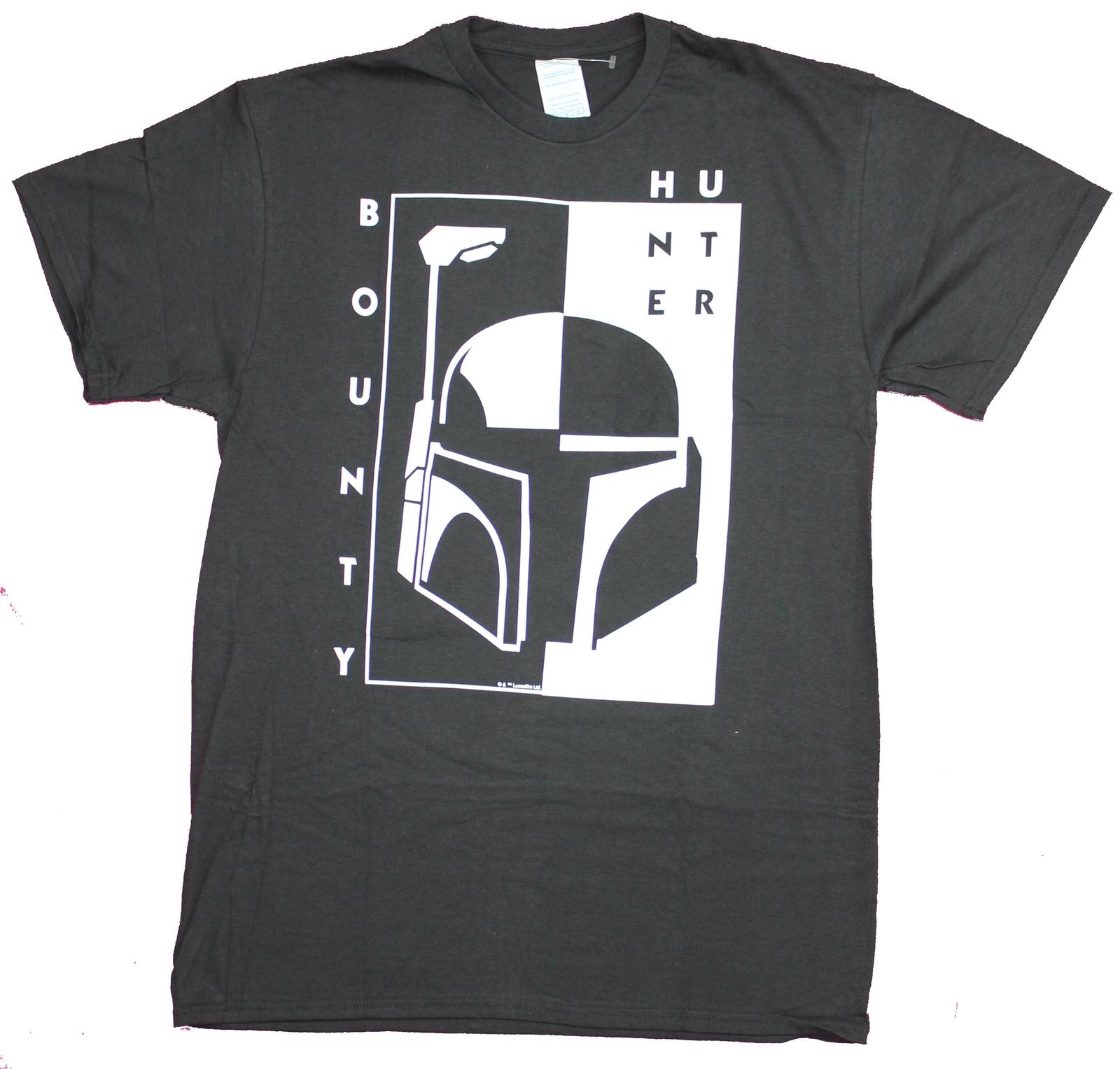 Star Wars Mens T-Shirt - Boba Fett Boxed Helmet Image XXL