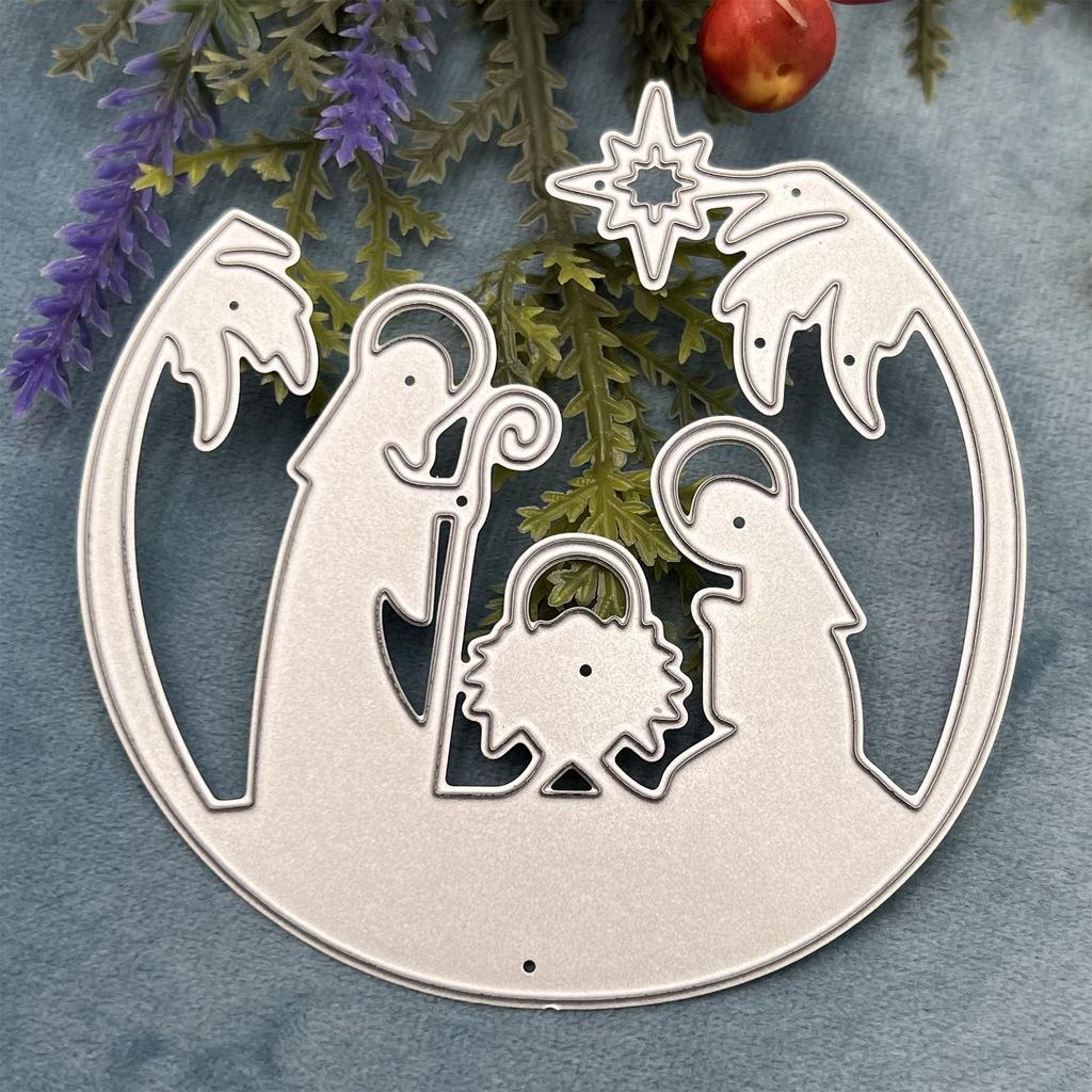 Metal Die Cuts Nativity Embossing Stencil Cutting Dies for Card Making Scrapbooking Paper Craft DIY Template Handmade