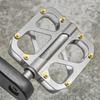 Titanium Alloy Bicycle Pedals Mountain Road Folding Touring Bikes PD-M408TI Lightweight Durable
