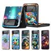 Cute Little Turtle Luxury Case for Samsung Galaxy Z Flip4 Flip3 5G PC Hard Cell Phone Shell Z Flip 4 3 Black Zflip4 Zflip3 Cover