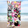 Tokidoki Anime Print Beach Towel, Large Soft Quick Dry Towel for Beach Camping Swimming