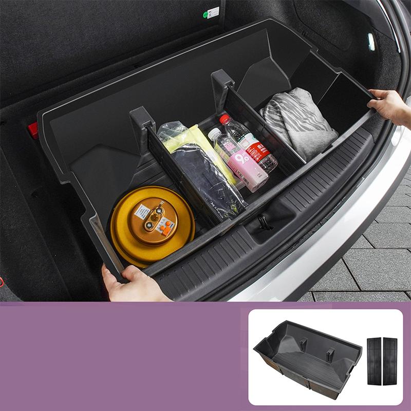 For XPENG P7+ 2026-2027 Lower Storage Box In The Trunk Trunk Storage Box Dirt-resistant Automobile Modification Supplies