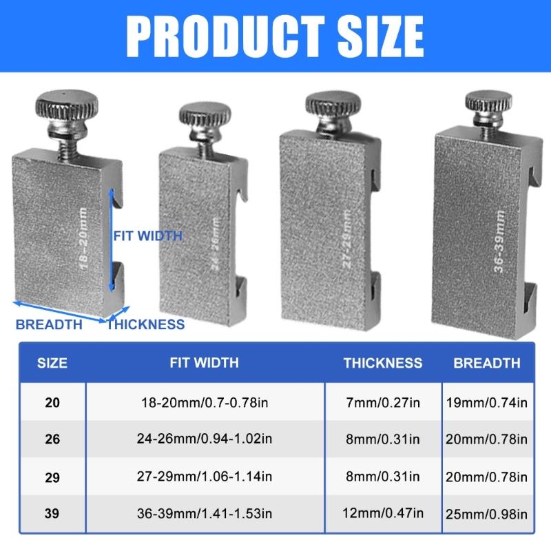 High Precise Ruler Stops Measuring Block 20mm/26mm/29mm/39mm Positioning Block for Engineers and DIY Enthusiasts