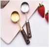 15Ml Wooden Coffee Scoop Stainless Steel Long Handle Measuring Spoon For Coffee Tablespoon Kitchen Tool Cafe Decoration