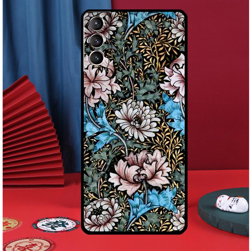 Chrysanthemum Phone Case For Samsung Galaxy S24 Ultra S9 S10 S20 S21 S22 Plus S23 FE S25 Ultra Back Cover