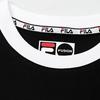 Fila Fusion Letter Large Logo Printed Cotton Regular T-Shirt Women Tops Black T11W022117FBK