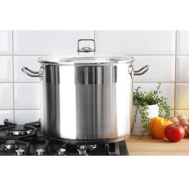 

Кастрюля из нержавеющей стали с крышкой SSW BIG 17 л