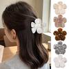 Matte Blumen-Kralle Haarspange für Damen Mädchen, Rutschfeste Clips, Starker Halt Klein Dünn Dick und Styling, Tägliche Pendler-Accessoires Rutschfest