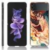 Tian Guan Ci Fu Funda Phone for Samsung Z Flip 7 6 Galaxy Z Flip 5 3 4 5G Case Black Hard PC Shell Protective Cover