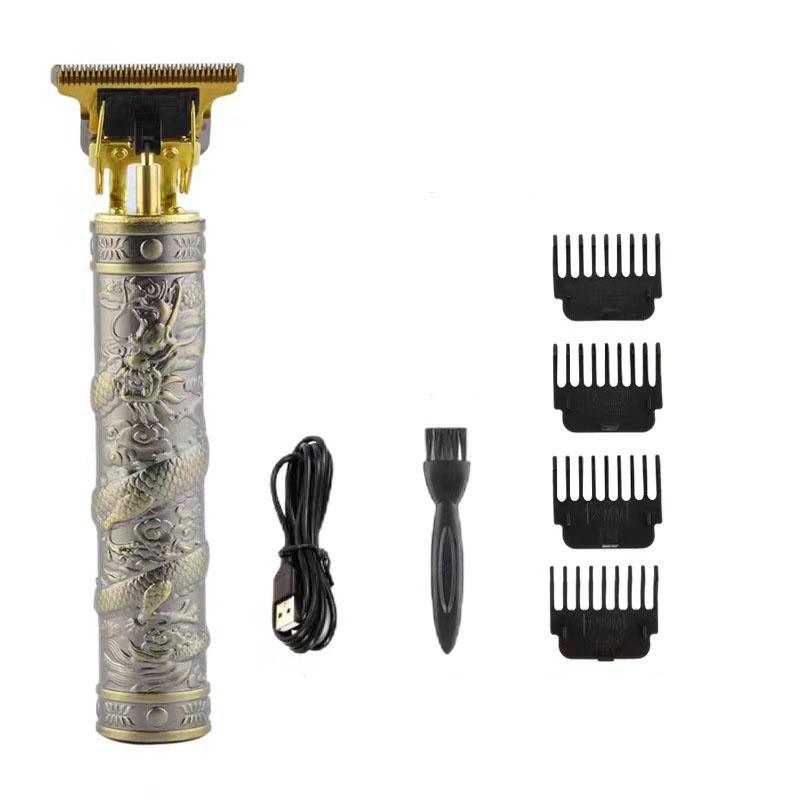 Professional USB Electric Razor Hair Cutting Machine for Men, Baldheaded Trimmer and Beard Clipper for Barbershop