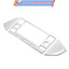 3Pcs Stainless Steel Car Navigation GPS Panel Frame Cover Sticker Trim for Volkswagen VW T-Cross Tcross 2018 - 2023 Interior Accessories