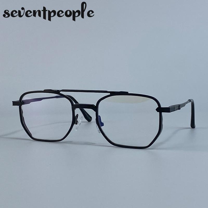 Steampunk Square Vintage Sunglasses Men Luxury Brand Trendy Metal Double Beam Sun Glasses Classic Driving Shades For Male