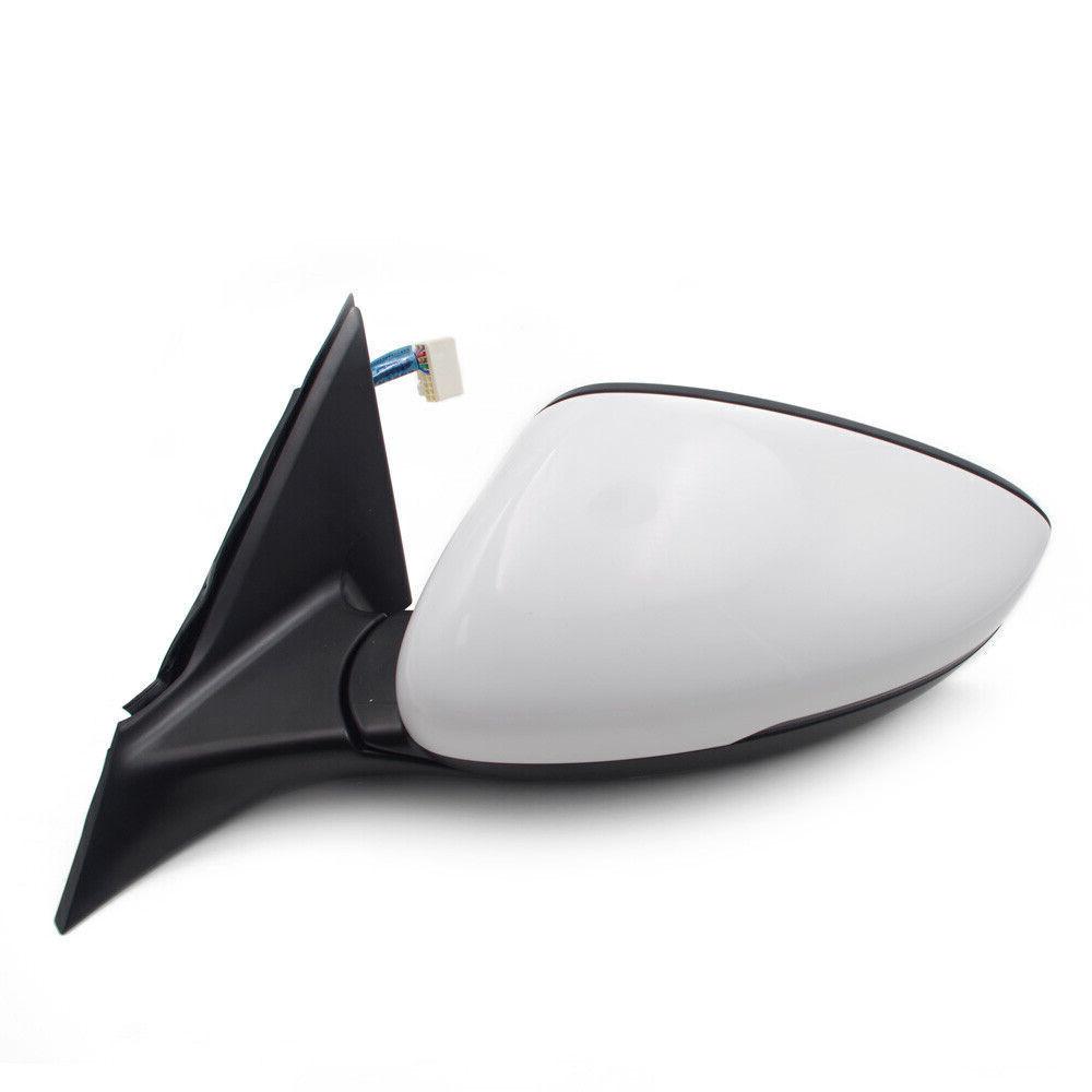 Pair For Honda Accord White LH RH Side Power Heated Mirror W/Signal Lamp