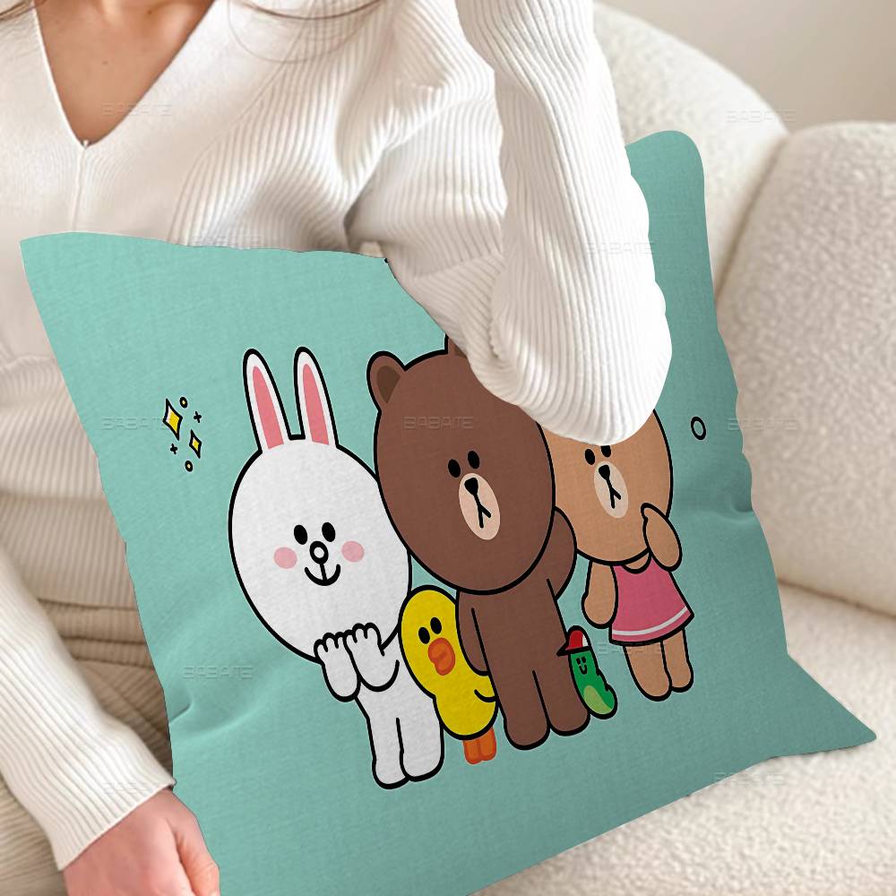 L-LINEF R-RIENDS Cushion Cover Decorative Pillow Sofa Home Decor case pillow cases