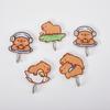 Cute Wall Hooks Key Holder Door Hanging Self Adhesive Wall Hanger Cartoon Capybara Hook For Kids Room Home Decor