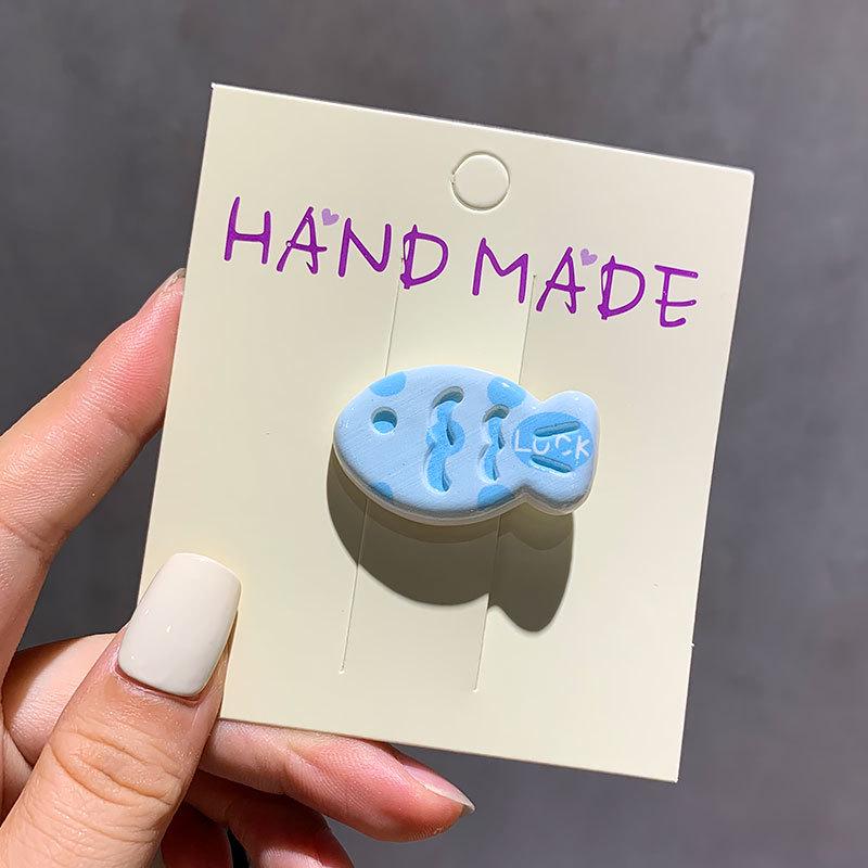 Dopamine Color Sweet Hairpin Korean Duckbill Clip for Women & Baby Bangs